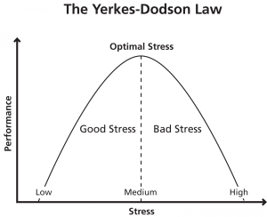 graph of the Yerkes-Dodson Law